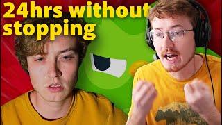 I Spent 24hrs Straight on Duolingo (Reaction)