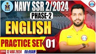 Navy SSR 02/2024 | Navy Phase 2 English Practice Set #01 | English For Navy By Anuj Sir