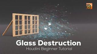 Glass destruction Tutorial | Houdini Tutorial + Project File Free