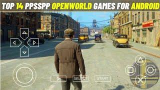 Top 14 Best PPSSPP (PSP) OPEN WORLD Games 2022 - [HINDI]