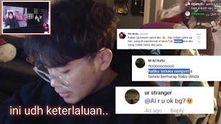 Momen bang AL bacain komen bocil rabu dinda di tiktok dinda ketika colab dengan streamer lain