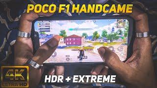 POCO F1 HDR + EXTREME HANDCAME GAMEPLAY IN 2024 | POCO F1 60 FPS | BGMI GAMEPLAY CUSTOM ROM