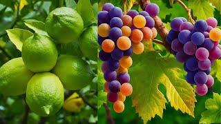 Best Creative 4 Ideas for Grapes, Lemon , Mango, and Orange at home