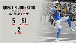 Quentin Johnston Week 2 Replay: Every Target and Catch @ Carolina Panthers