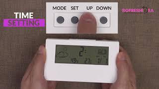 LCD Multifunctional Alarm Clock - How to set Date and Time