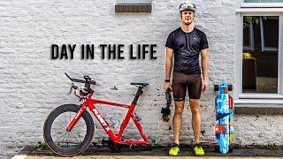 Day in the Life of a Triathlete-Climber-Skateboarder-Cuber-Yogist-Vlogger