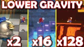 What if every level made Mario's gravity lower in Super Mario 3D World + Bowser's Fury?