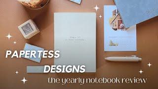 PAPERTESS DESIGNS The Yearly Notebook 2025 Overview