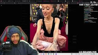 ARIANA GRANDE NEW SKINNY PICTURE | LILSKAMLIVE REACTS