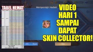 CARA HEMAT GACHA SKIN COLLECTOR DI EVENT GRAND COLLECTION HARI KE-1 SAMPAI TAMAT!! | MOBILE LEGENDS