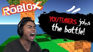 Youtubers Join The Battle! | Roblox Skywars