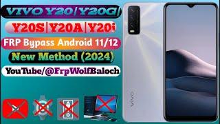 Vivo y20 frp bypass 2024 Y20S Y20A Y20i Android,11/12 New method{2024}Without PC No YouTube