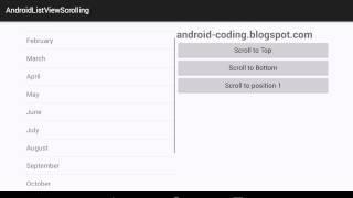 Android ListView, scroll to specified position