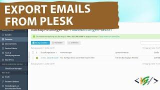 How to Export Emails From Plesk Hosting