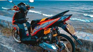 Modifikasi motor beat Beby look style