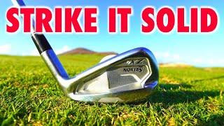 How To Strike The Golf Ball Solid - Simple Swing Drills
