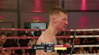 Liam Cunningham Vs David Sinclair Muay Thai fight highlights from LeapFrog Fight Night 01