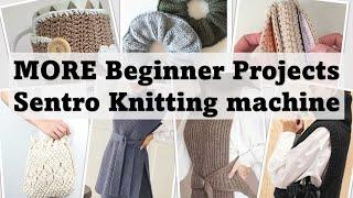 beginner projects | Sentro Addi Knitting Machines | easy and quick Accessories cardigans toys