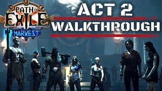 Path Of Exile Act 2 Walkthrough - Vaal Ruins - Northern Forest - Dread Thicket