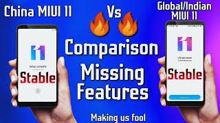 COMPARISON China MIUI 11 Vs Global/Indian MIUI 11 Missing features - Xiaomi Cheating US