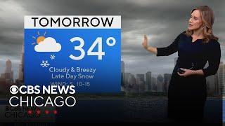 Snow tapers off Wednesday in Chicago, more snow on Thursday