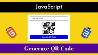 How to Generate QR Code using JavaScript with QR Code API