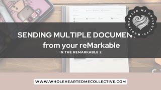 EXPORT MULTIPLE FILES | Remarkable 2 tutorials