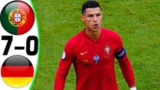 Portugal vs Germany 7-0 - All Goals and Highlights - 2024  RONALDO