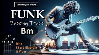 Funky Soul Groove Guitar backing Track in B minor