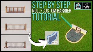 Planet Zoo Null Barrier Tutorial | Custom And Null Barrier Complete Guide.