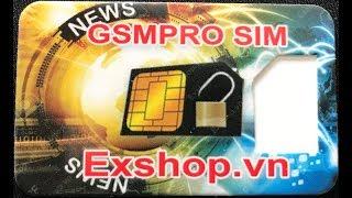 GSMPRO SIM - Sim ghép THỦ CÔNG GHÉP NGON CHO 3G 4G