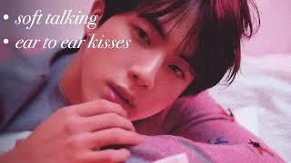 [BTS ASMR] Jin || soft talking || ear to ear kisses || requested 