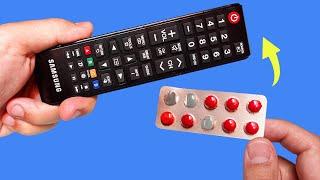 Take a Common Empty Pill Pack and Fix All Remote Controls in Your Home! How to Repair TV Remote!