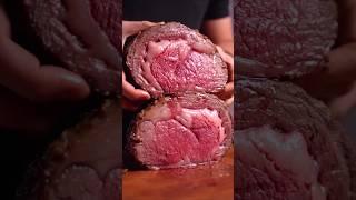 #steak #food #beef #meat #foodie #cooking #bbq #grilling #primerib #mediumrare #shorts