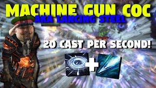 ICE SPEAR + EOW COC [FROM ZERO TO HERO] LANCING STEEL MACHINEGUN BUILD - 20 TRIGGERS PER SECOND