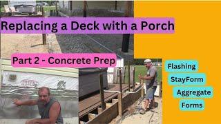 Step by Step Prep for a Waterfall Porch