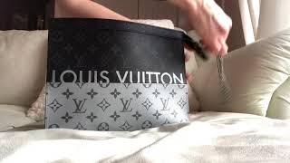 Louis Vuitton  Pochette Voyage mm Split Eclipse Monogram Reveal, Comparison; Tips How to Get One