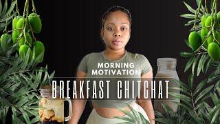 Morning motivation Breakfast & chitchat | honest thoughts on my Vibration plate | changes