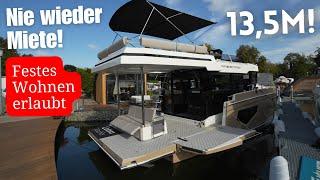 13,5m Tinyhouse echte 3ZKB Preis eines Wohnmobils! FEST WOHNEN! Cobra Yachts Maestro (Werbung)