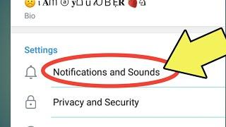 Telegram Notification Settings | On And Off Group Chat Notification