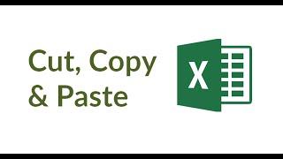 Introduction to Excel: Cut, Copy & Paste