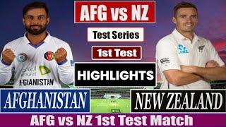 New Zealand vs Afghanistan 1st Test DAY 4 Full Match Highlights 2024 || Cricket Live match Today