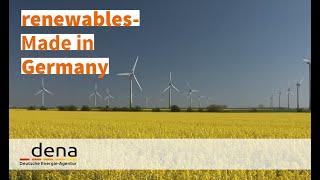 "renewables – Made in Germany" (english)