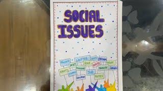 Social Issue project file class 10 [ Social Project ] #project#10thboard#socialissuesproject