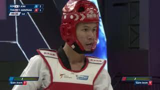 M -58kg Quarterfinal, Tae-hun KIM (KOR) VS Tawin HANPRAB (THA)