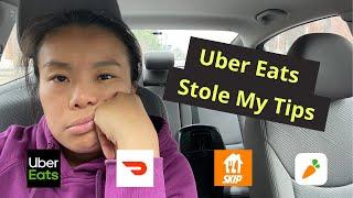 I Think Uber Eats Stole My Tips | Uber Eats, DoorDash, SkipTheDishes & Instacart Ridealong