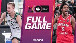 Lithuania  vs Germany  | Men | Full Semi-Finals Game | FIBA 3x3 U23 World Cup 2024