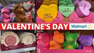 ️WALMART VALENTINE’S DAY SHOP WITH ME‼️DECOR, GIFT BAGS, PLATES, PLUSH, MAILBOXES, CARDS, TINS