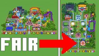 Minecraft Tutorial: How To Make a Fair / Carnival / Theme Park "The Movie"