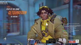 GetQuakedOn TRIES New DPS HERO - VENTURE! POTG! VENTURE OVERWATCH 2 GAMEPLAY